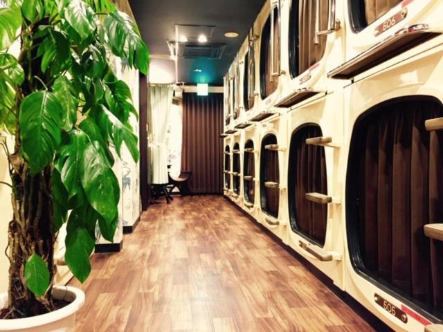 Capsule Inn Shimbashi Tokio Exterior foto